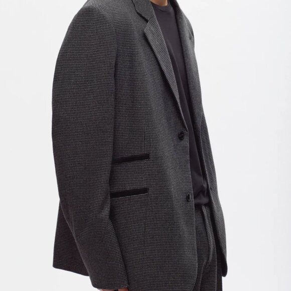 NWT Kotn Wool Laureate Jacket M – Charcoal Houndstooth, - Picture 1 of 6